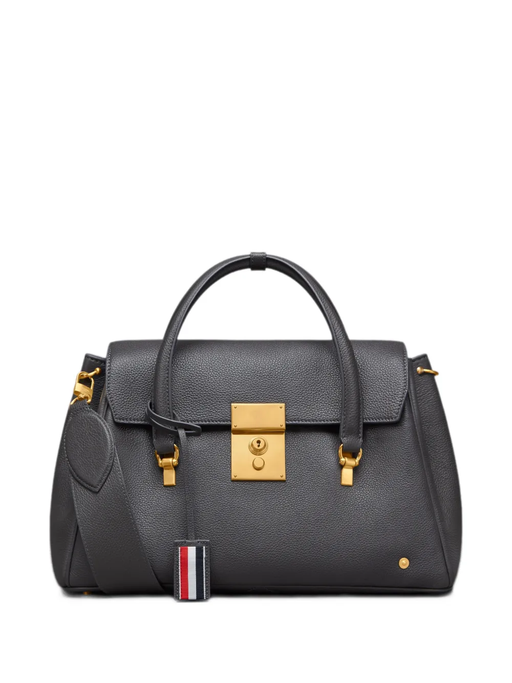 Thom Browne Bolton tas van zacht bewerkt leer Grijs