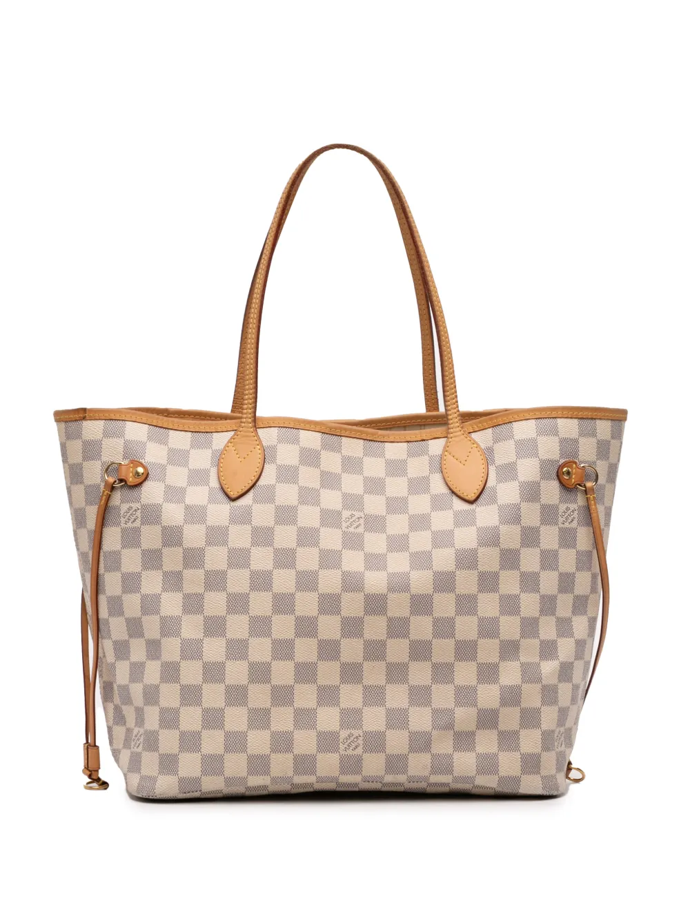 Louis Vuitton Pre-Owned 2012 Damier Azur Neverfull MM tote bag - Bianco