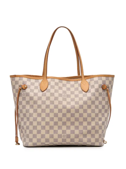Louis Vuitton Pre-Owned 2012 다미에 아주르 네버풀 MM 토트 백