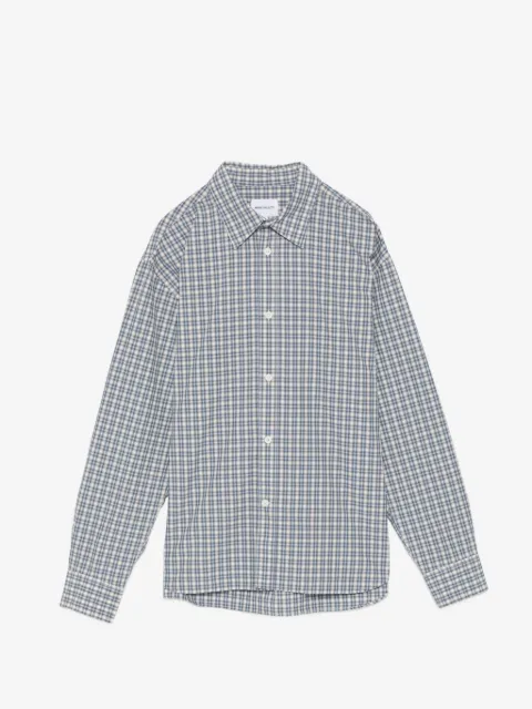 Norse Projects Falster check oversize shirt
