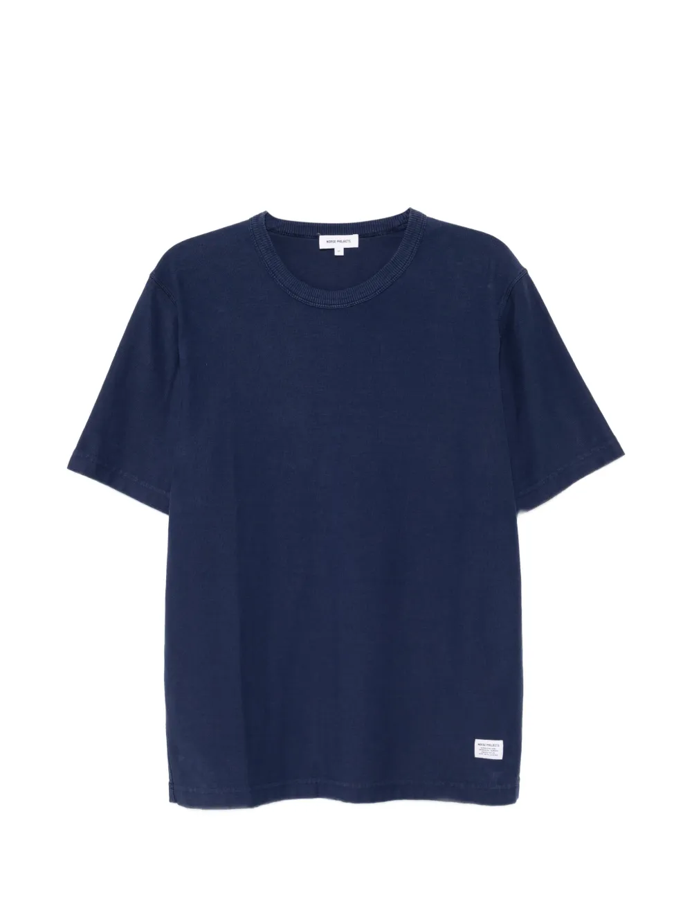 Norse Projects ribbed trim T-shirt - Blu
