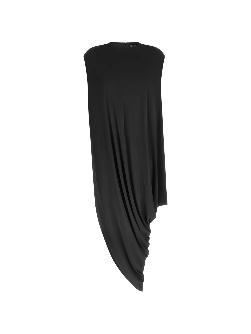 TOM FORD Impossible asymmetric draped top - Nero
