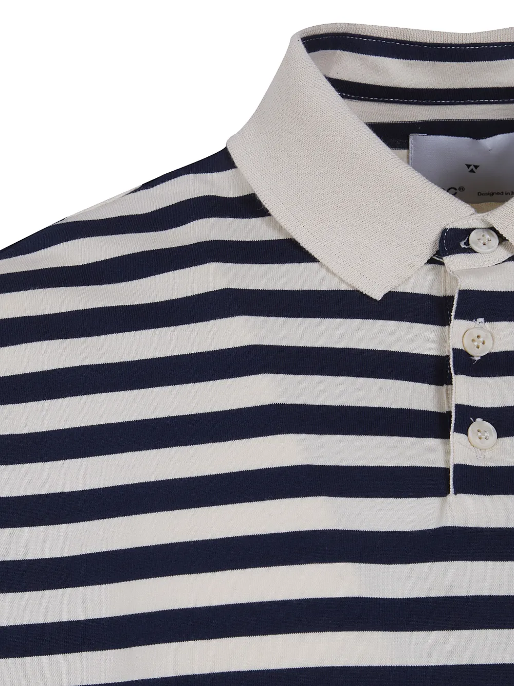  Woc Polo A Rayas - Azul 