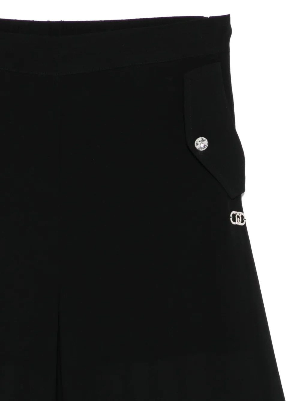 Liu Jo Kids Broek met knoopdetail Zwart
