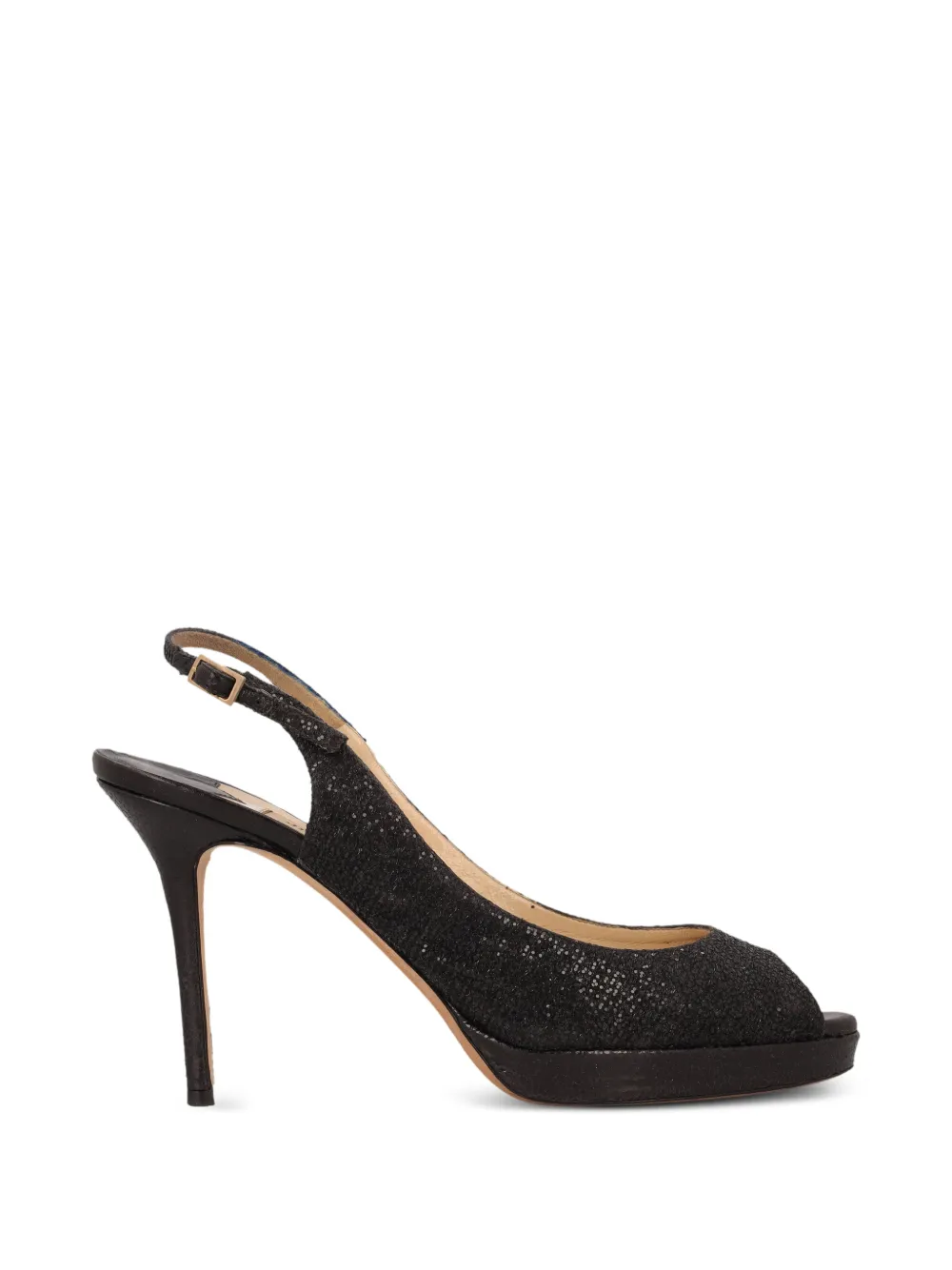 Jimmy Choo Pre-Owned peep-toe sandals - Nero