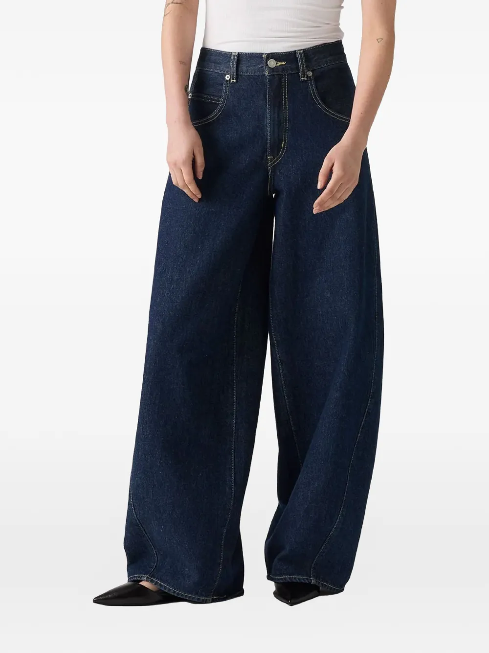  Levi's Premium Vaqueros Baggy Barrel - Azul 