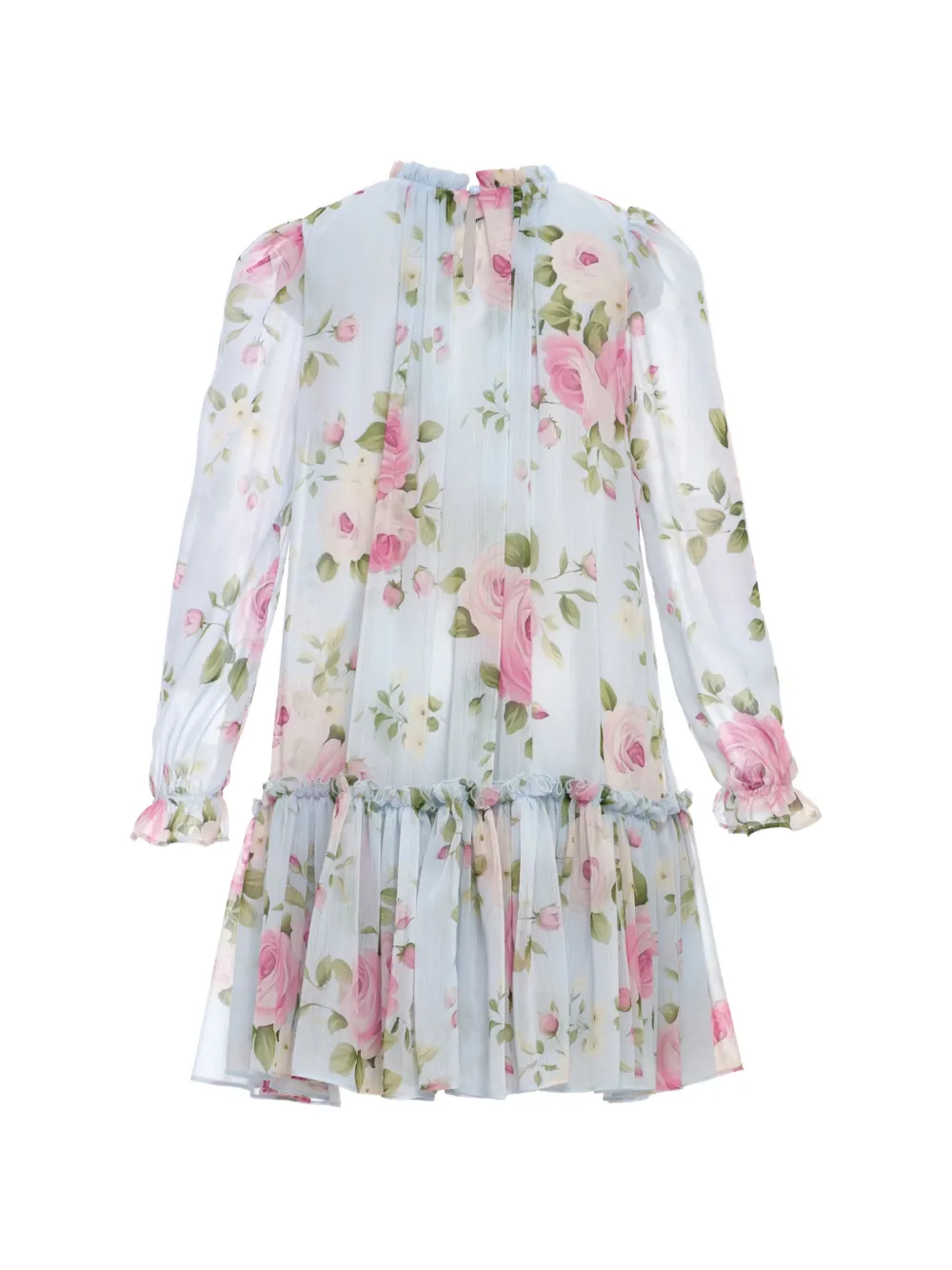 Dress & Fleur Jurk met bloemenprint Blauw