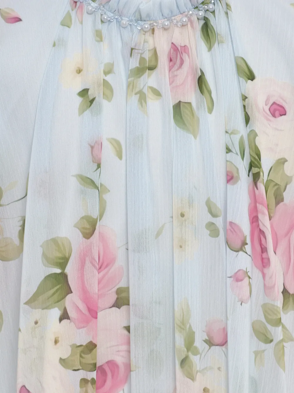 Dress & Fleur Jurk met bloemenprint Blauw