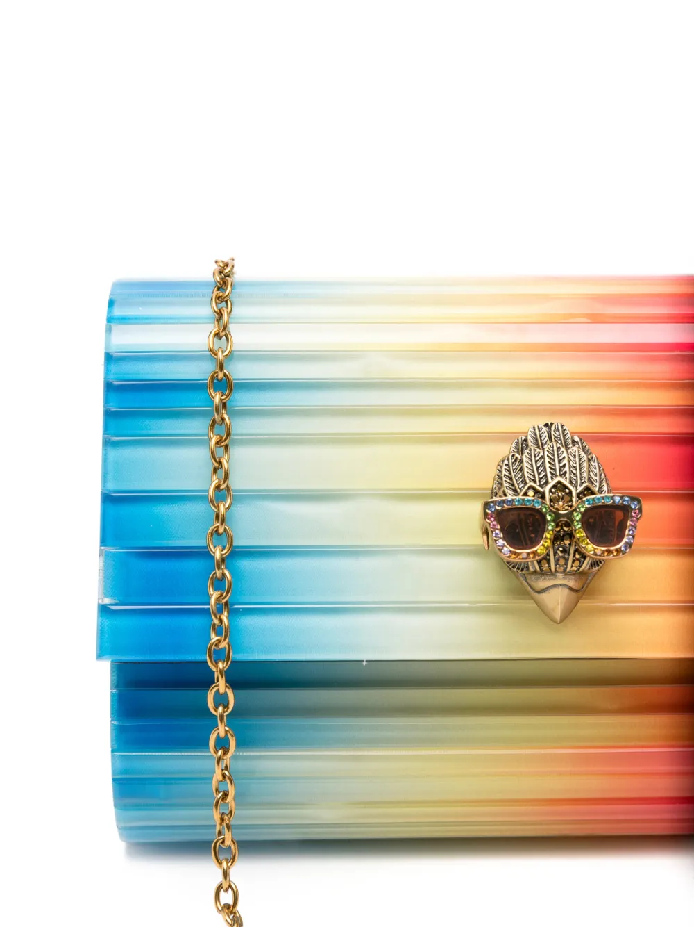  Kurt Geiger London Party Eagle Mini Clutch Bag - Blue 