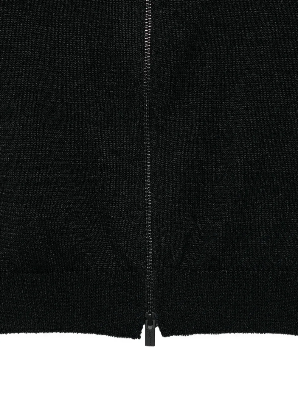 Yohji Yamamoto Jas met rits Zwart