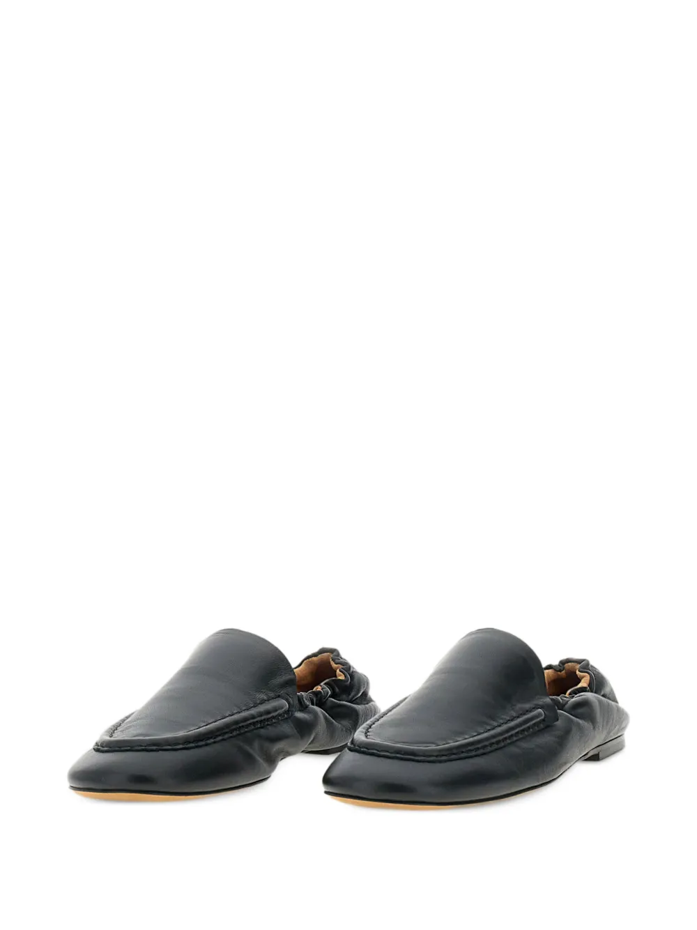 Odissì Juno gesmockte loafers Zwart