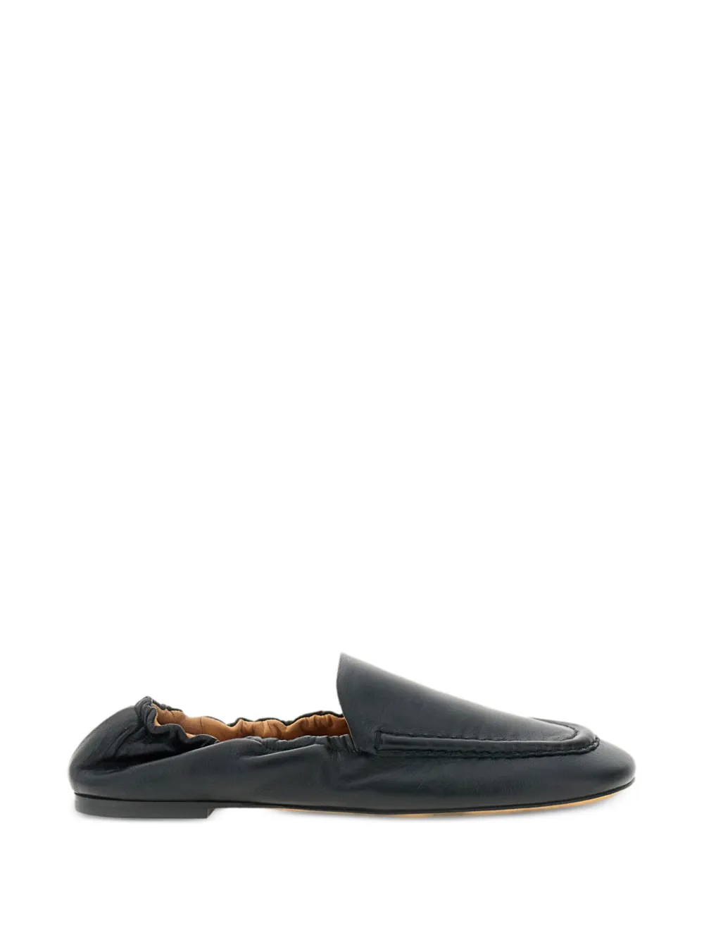 Odissì Juno gathered loafers - Nero