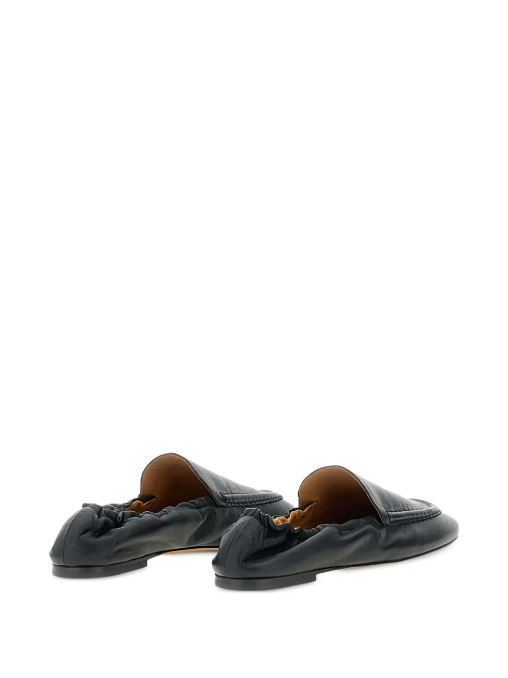 Odissì Juno gesmockte loafers Zwart