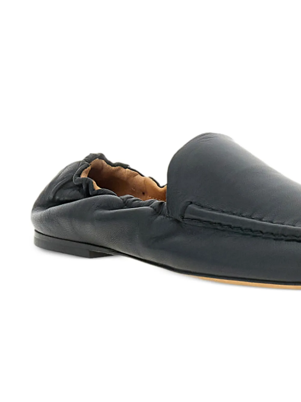 Odissì Juno gesmockte loafers Zwart