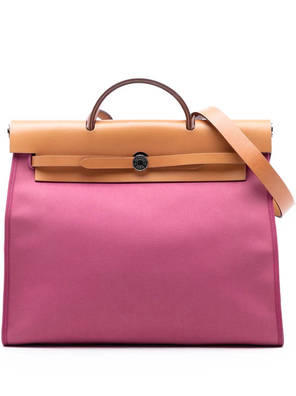 Hermès Pre-Owned 2009-2014 Toile Herbag Zip 31 satchel - Marrone