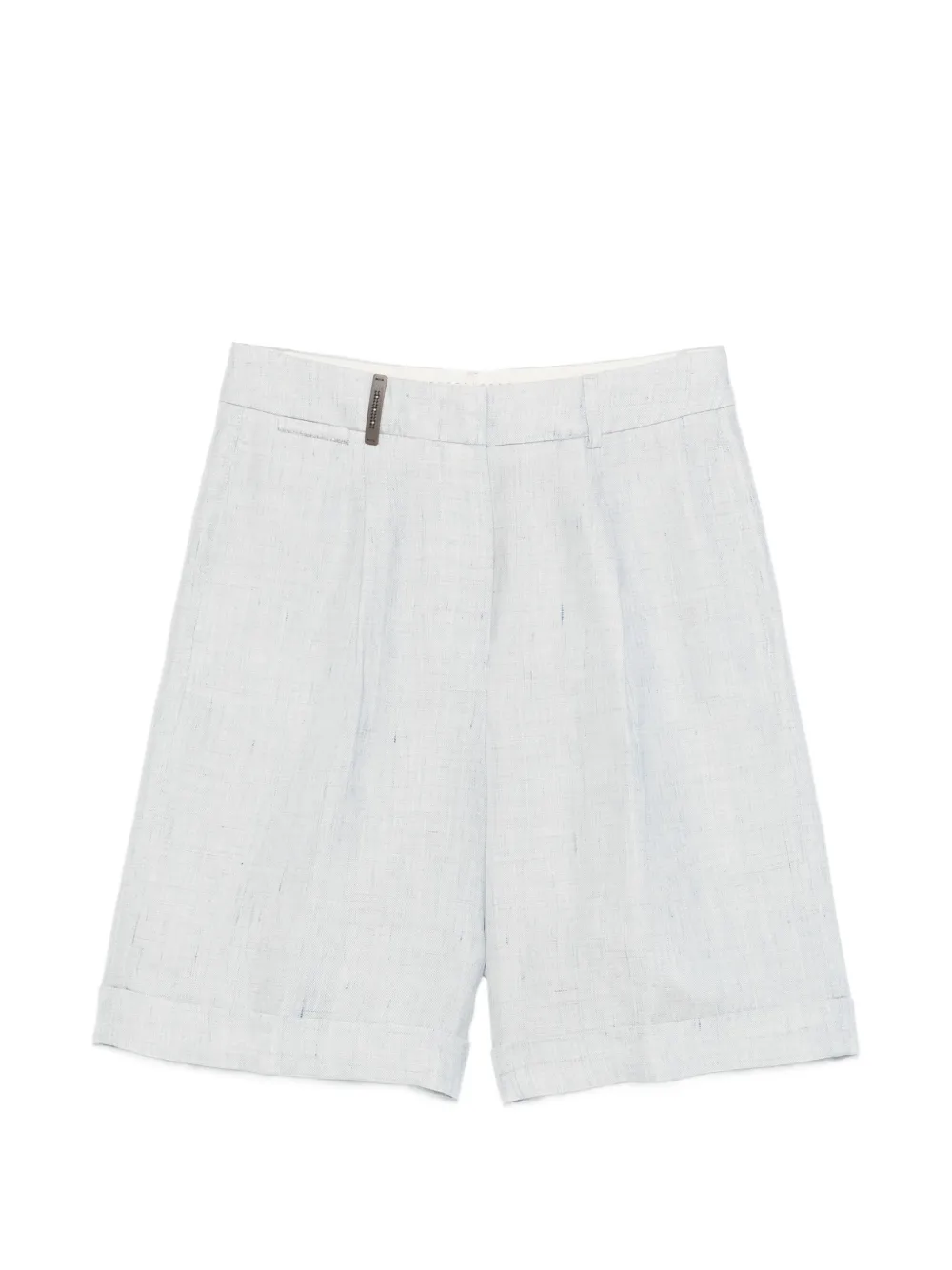 Peserico cuffed tailored shorts - Blu