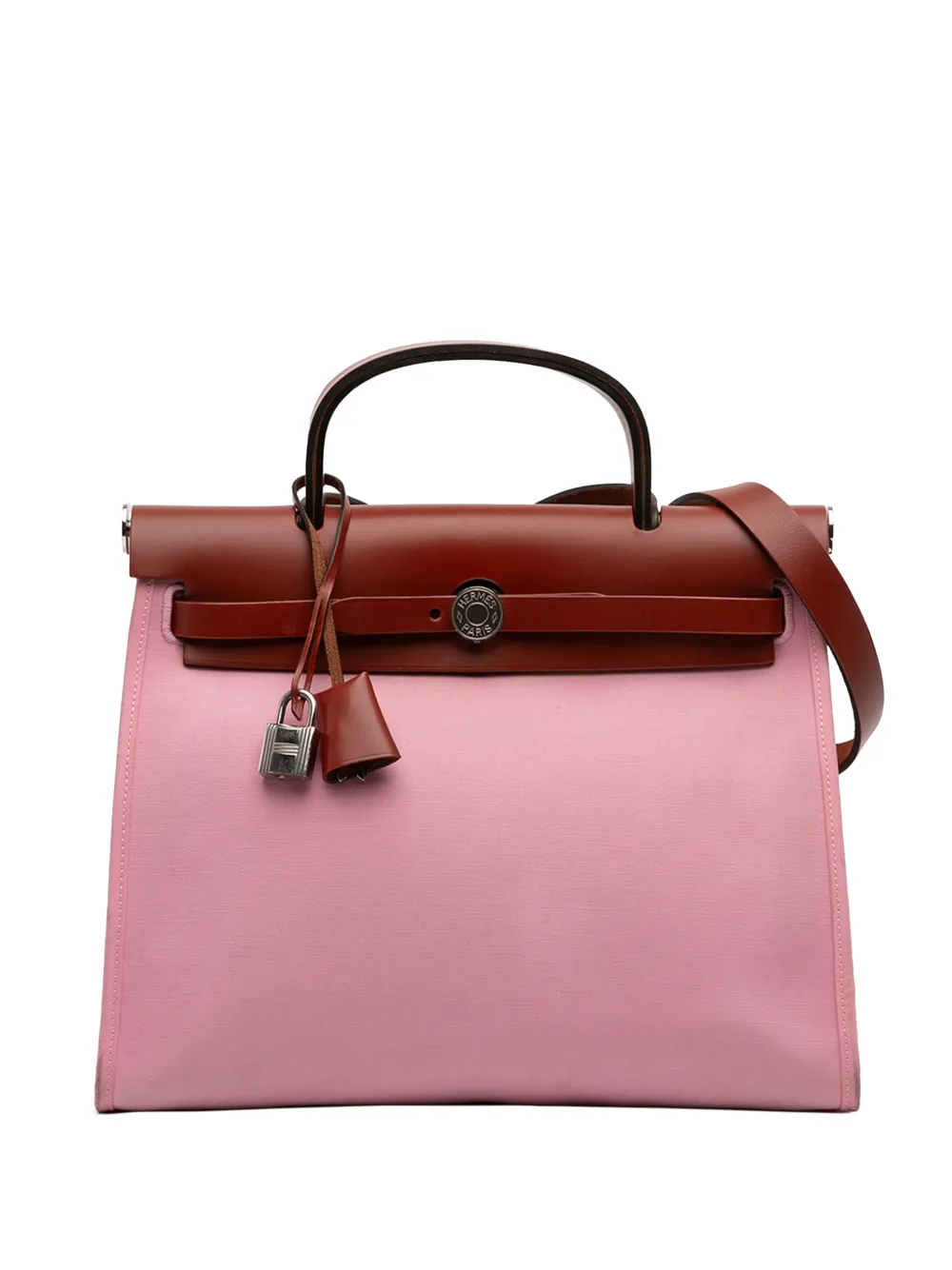 Hermès Pre-Owned 2020 Toile Herbag Zip 31 satchel - Rosa