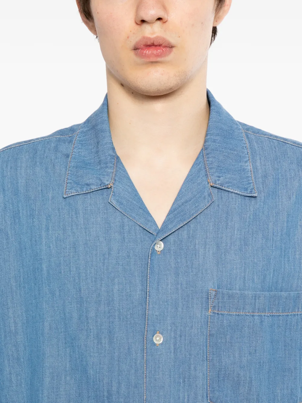 Lacoste overhemd met borstzak Wit