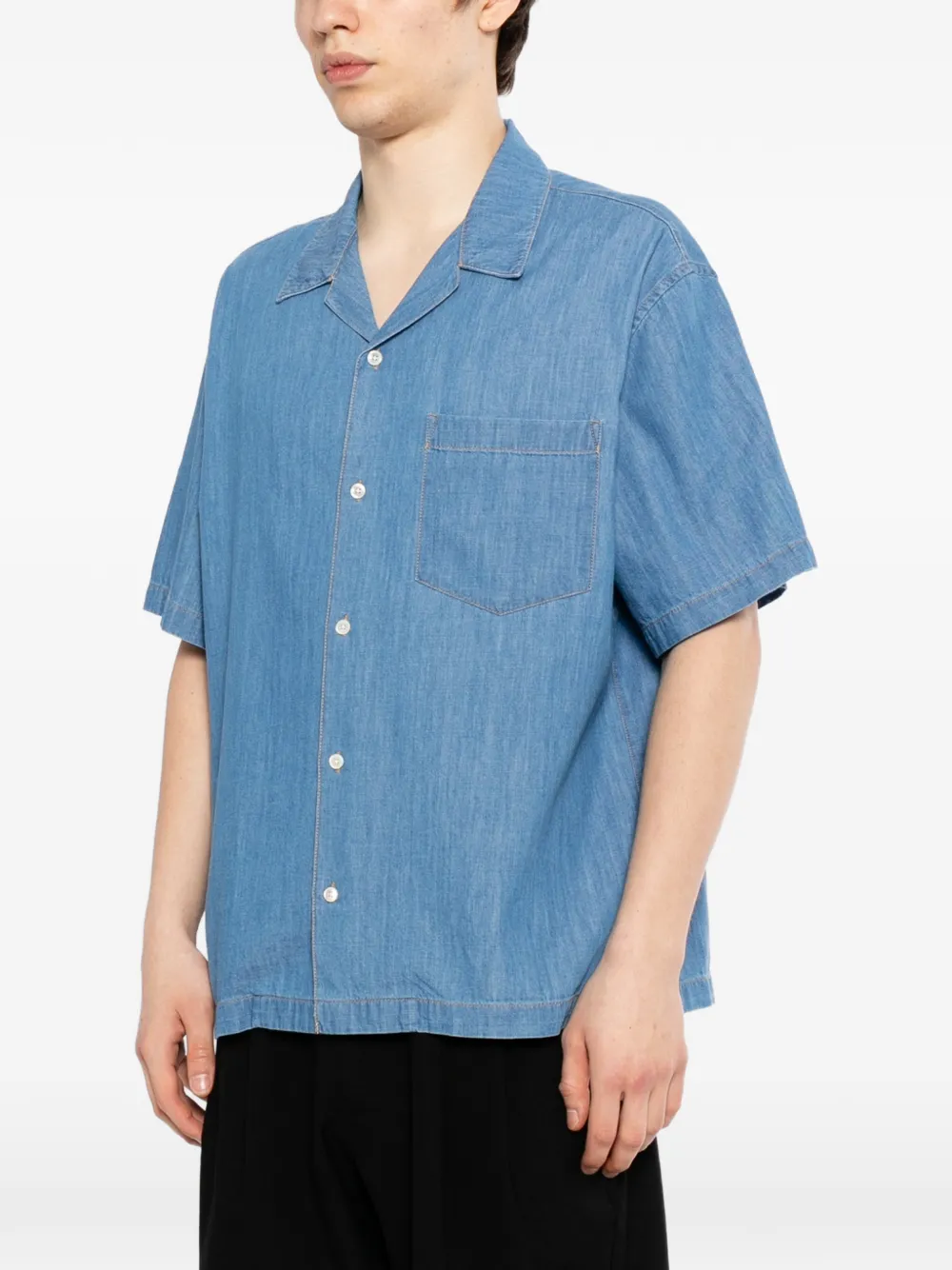 Lacoste overhemd met borstzak Wit