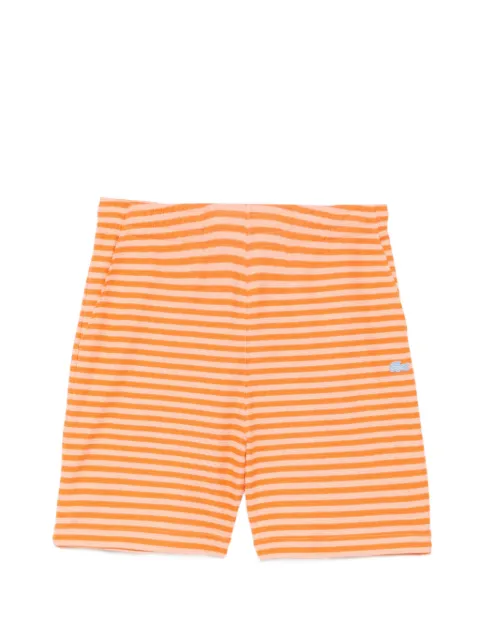 Lacoste Horizontal striped poplin shorts