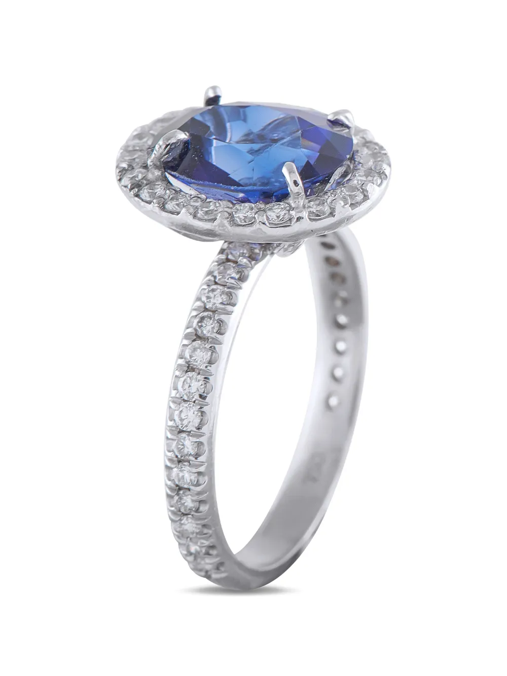 LB Exclusive diamond and sapphire ring - Argento