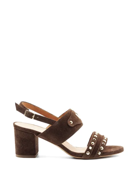 Via Roma 15 studded suede sandals