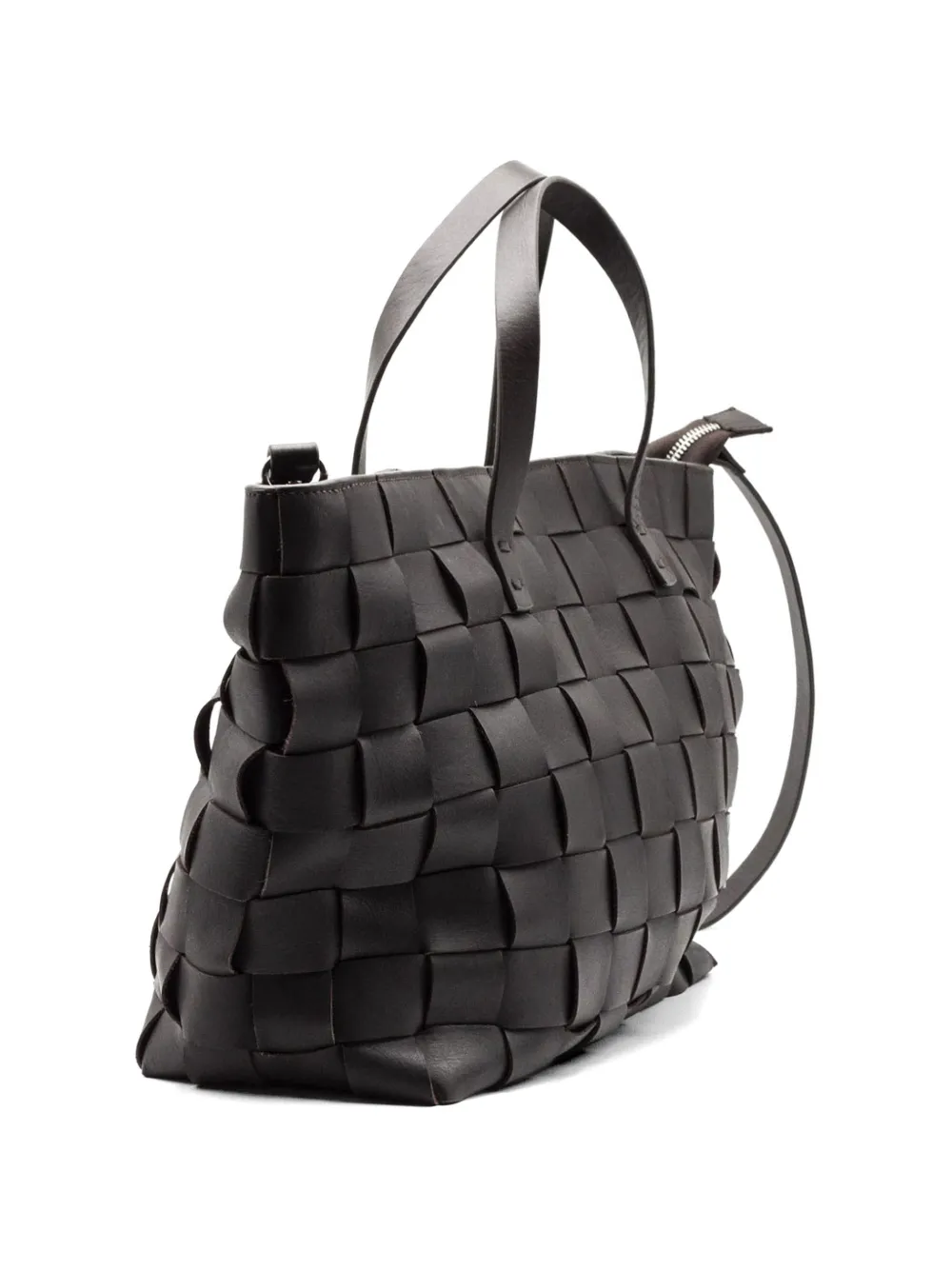  P.a.r.o.s.h. Leather Tote Bag - Black 