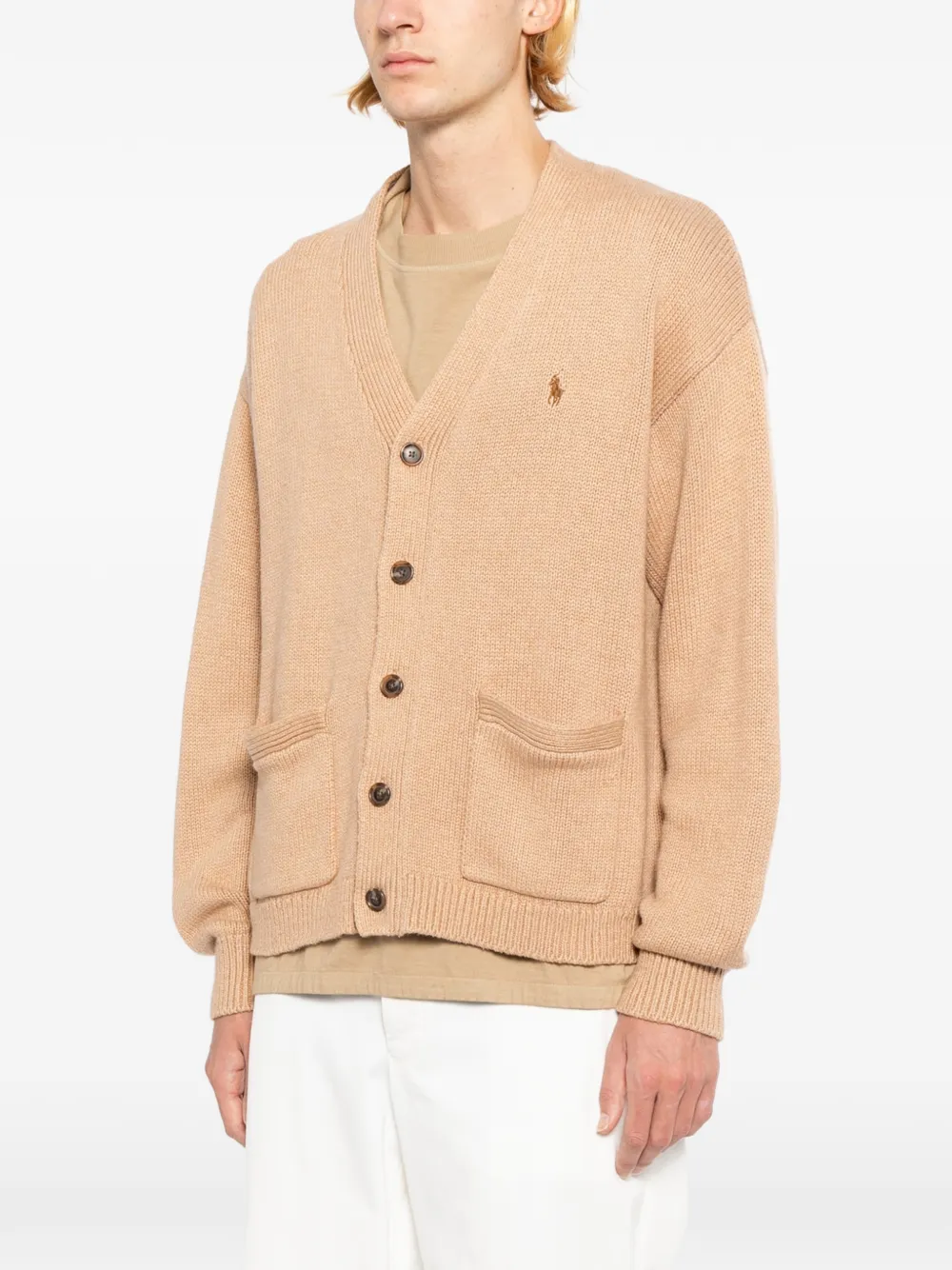 Polo Ralph Lauren Vest met geborduurd logo Bruin