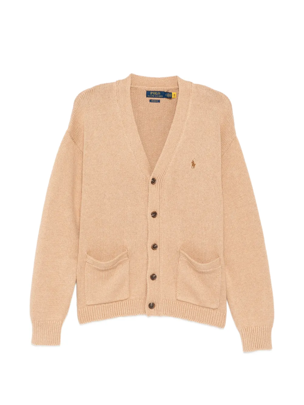 Polo Ralph Lauren logo-embroidered cardigan - Brown