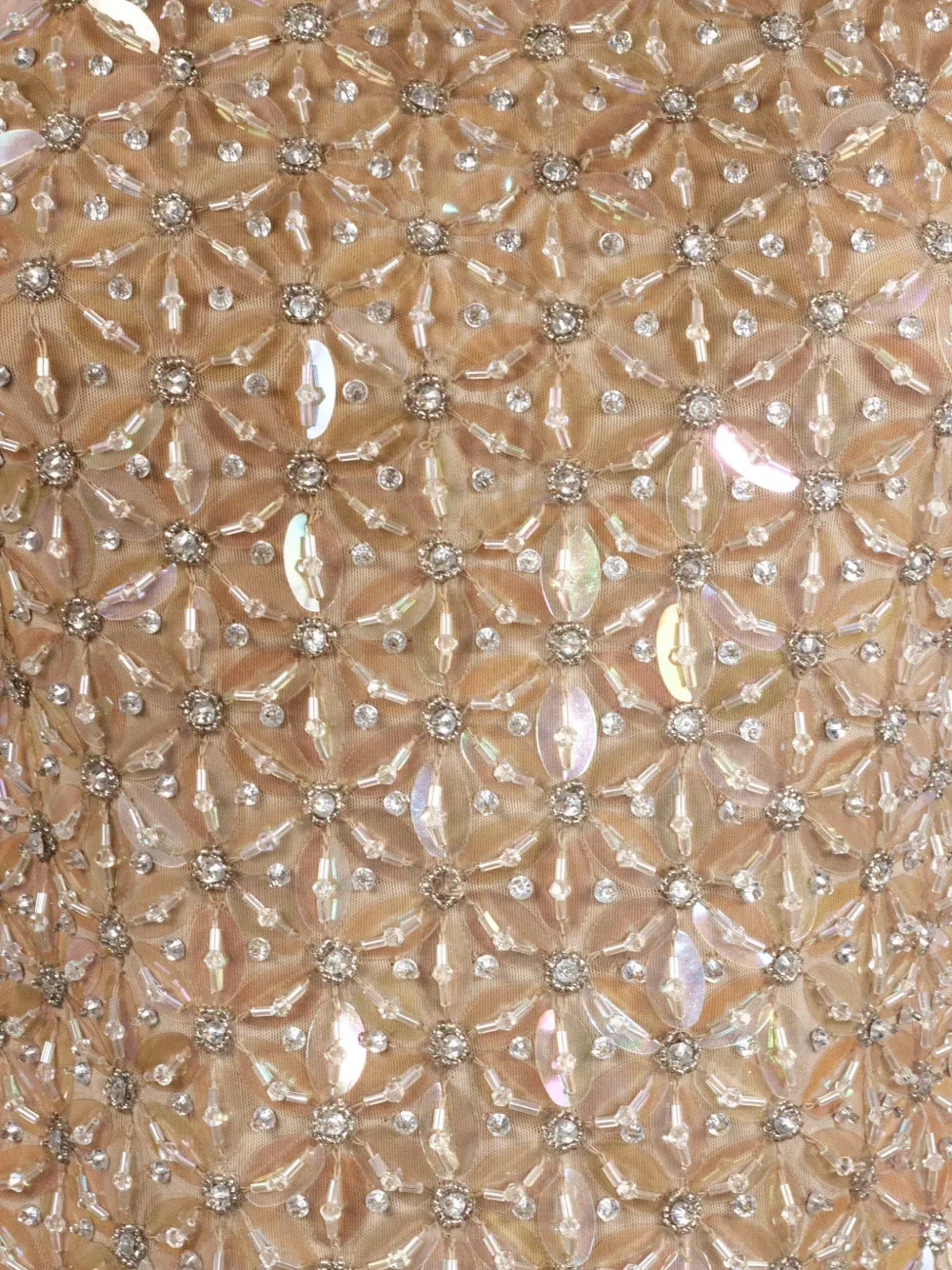  P.a.r.o.s.h. Sequin Embroidered Top - Neutrals 