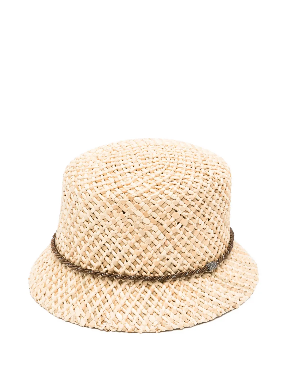 Peserico woven bucket hat - Toni neutri