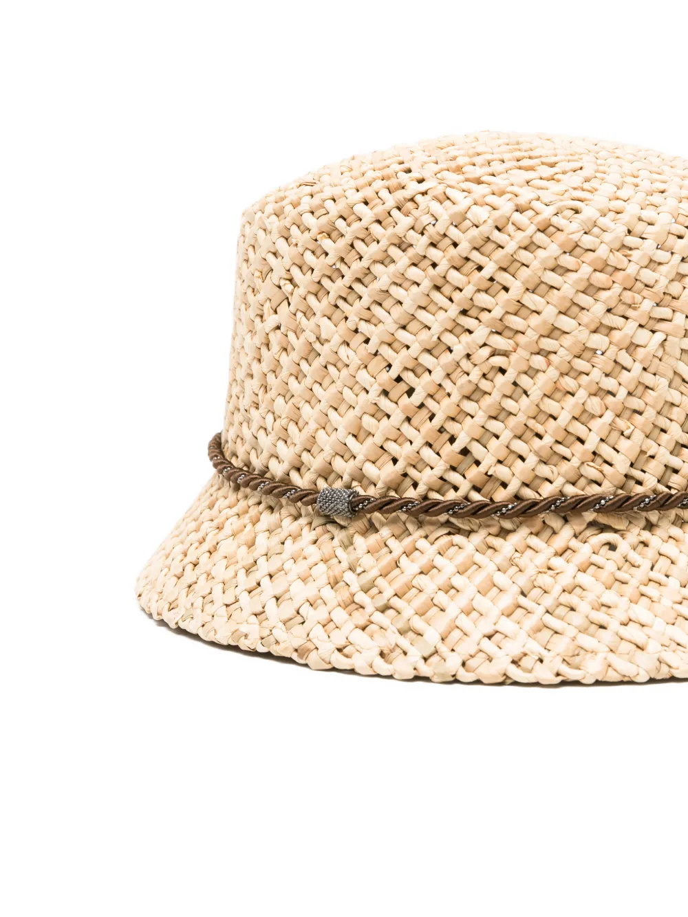  Peserico Woven Bucket Hat - Neutrals 