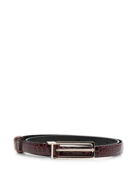 TOM FORD croc-effect leather belt
