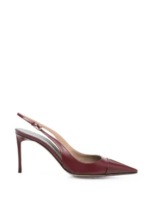 Miu Miu スリングバック パンプス | レッド | FARFETCH JP