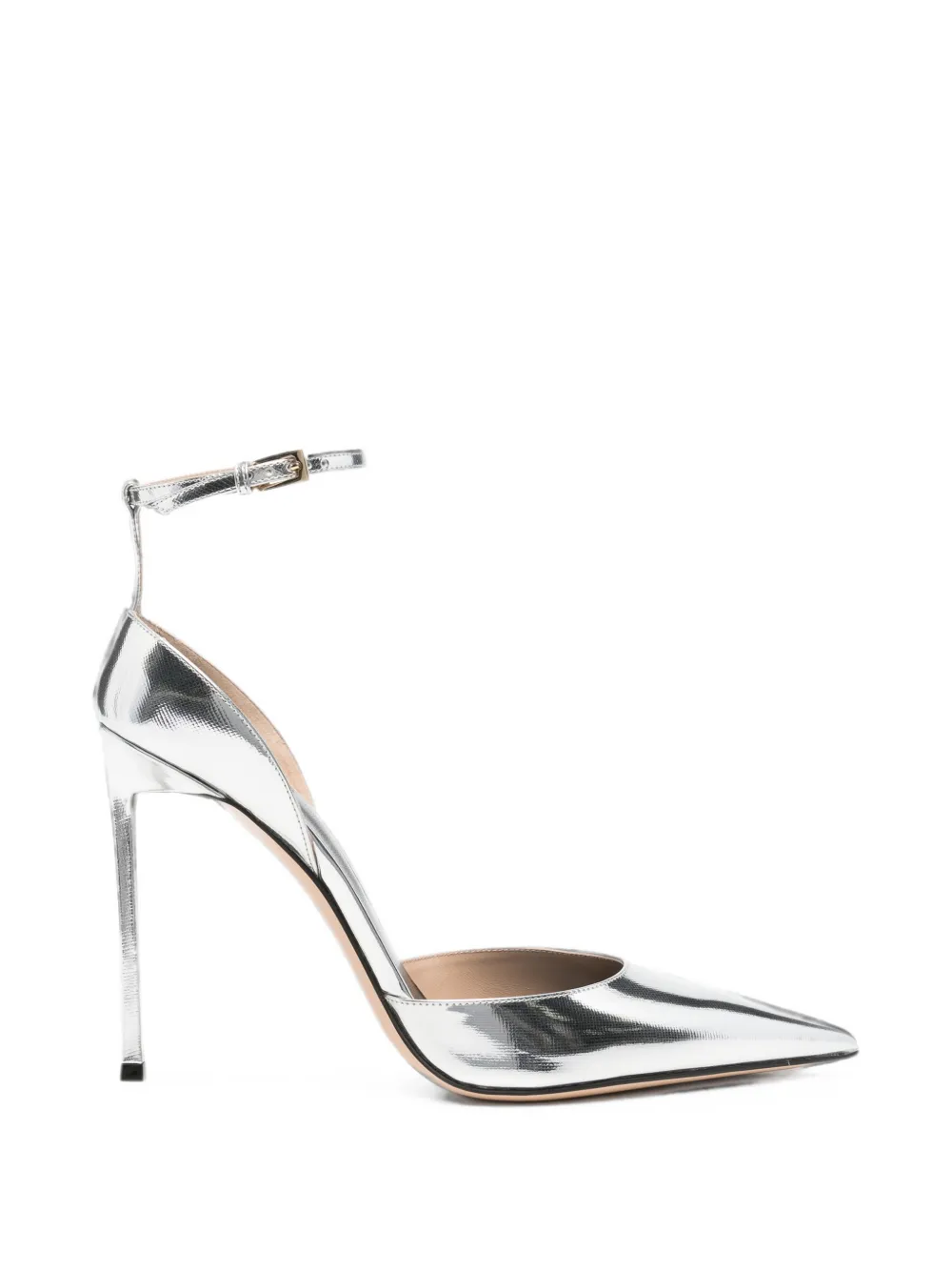 TOM FORD point-toe ankle-strap heeled pumps Zilver