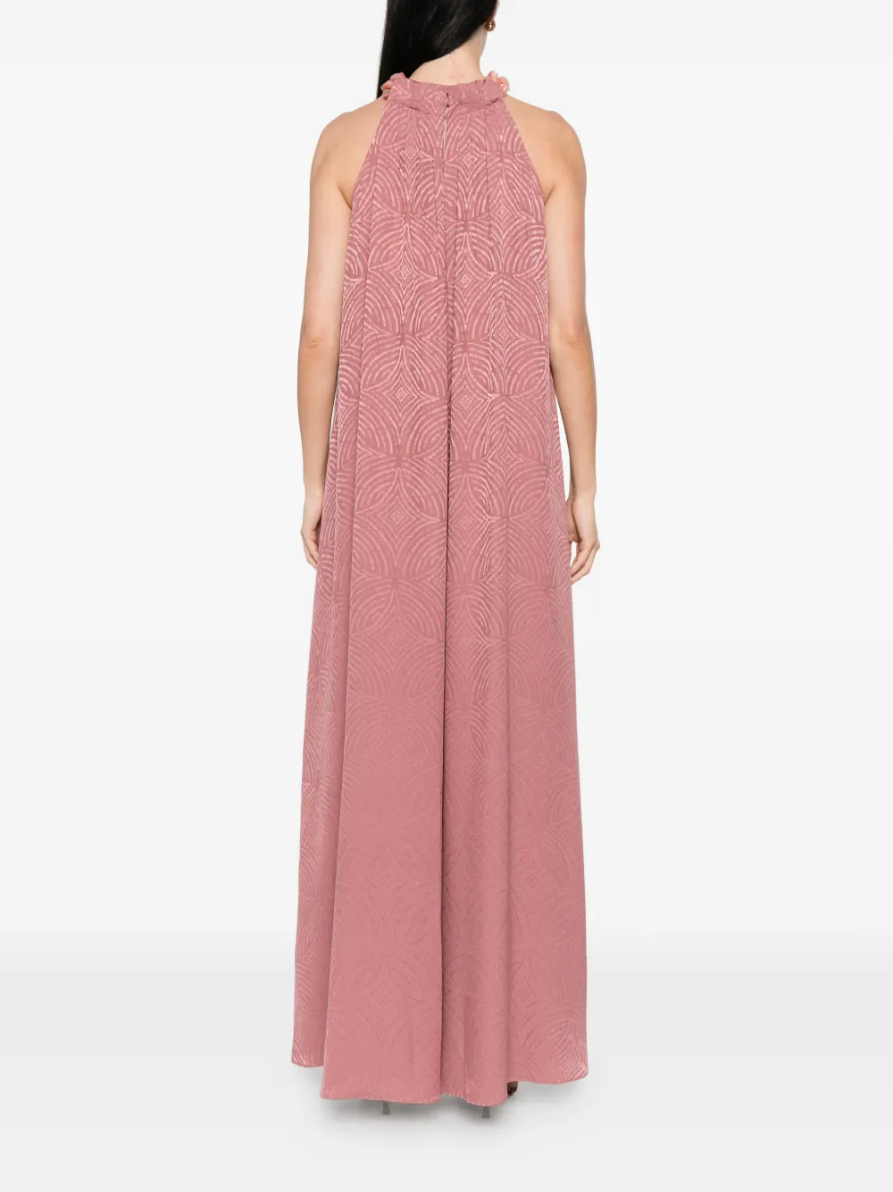 JOSEPH Parc maxi-jurk met kettingdetail Roze