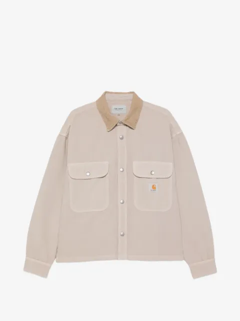 Carhartt WIP W' Prescott two-pocket corduroy-collar shirt