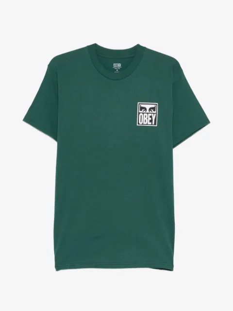 Obey Kurzärmeliges T-Shirt mit Logo-Print
