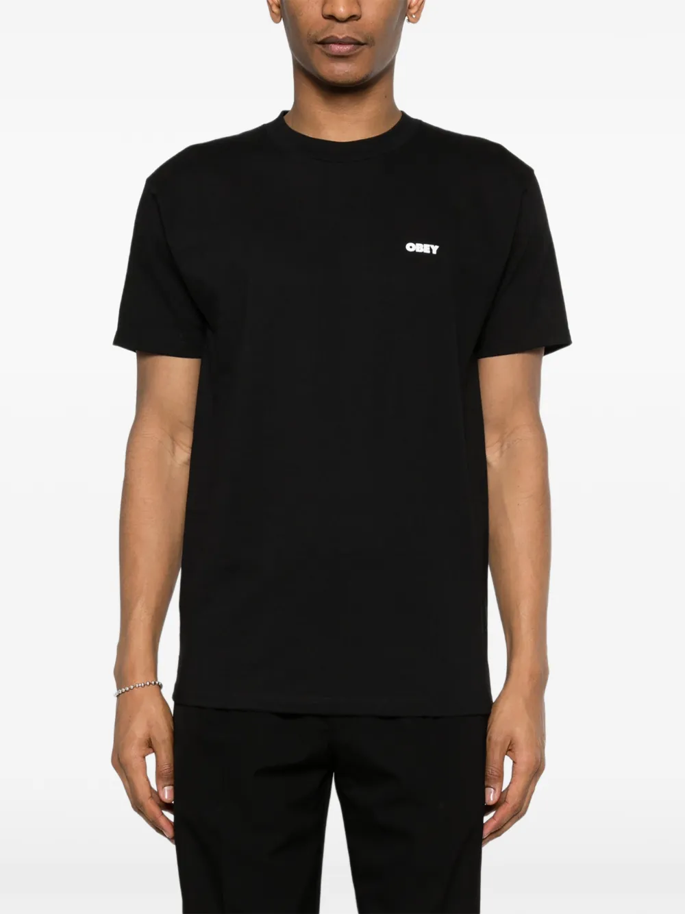  Obey Logo T-shirt - Black 