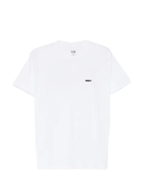 Obey Camiseta decote careca