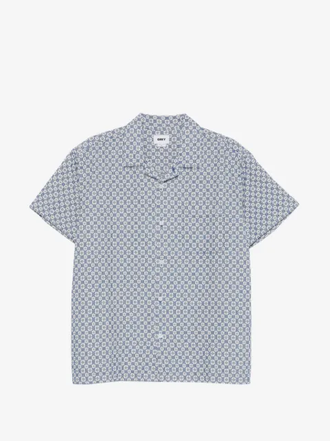 Obey patterned short-sleeve shirt