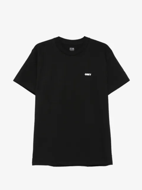 Obey Camiseta decote careca
