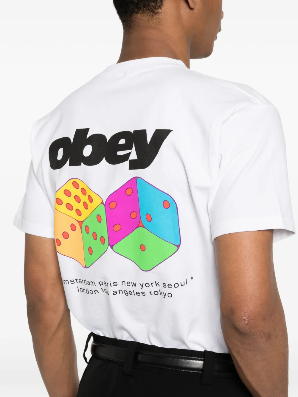 Obey T-shirt met korte mouwen Wit
