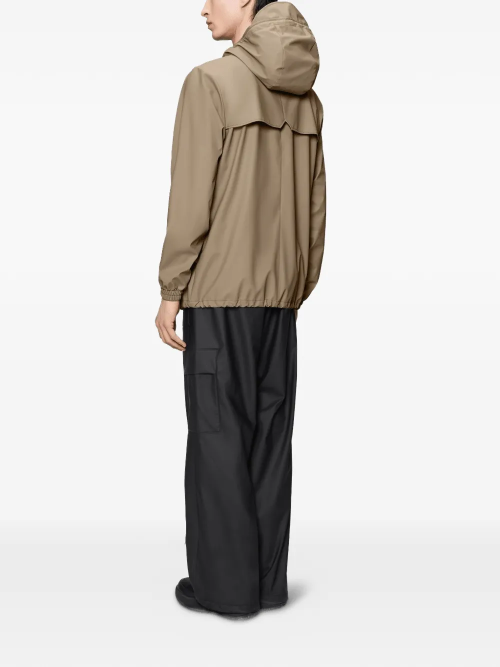 Rains Storm Breaker jack met capuchon Beige