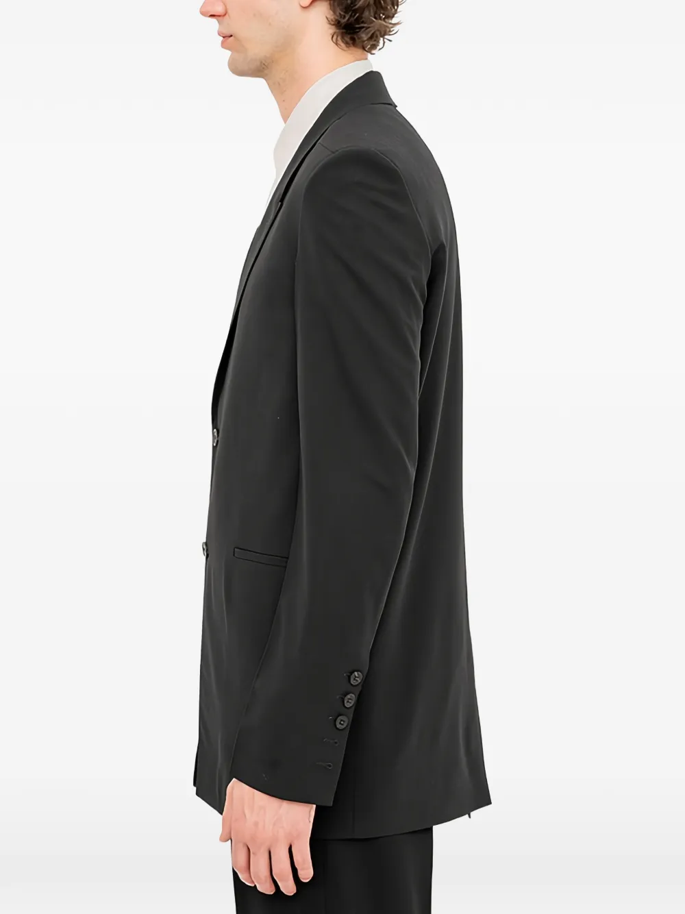 Rick Owens Concordian blazer met knoopsluiting Zwart