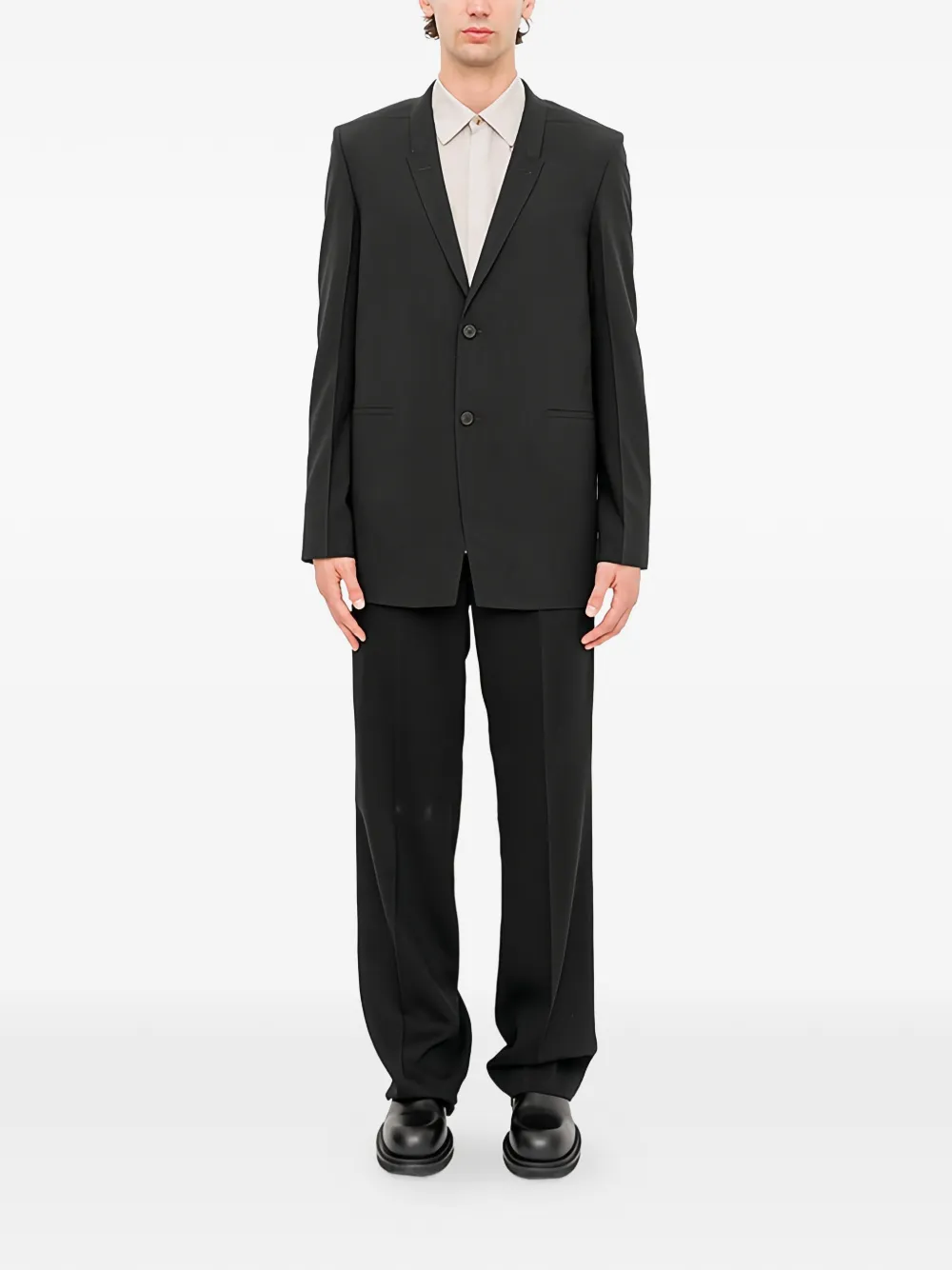 Rick Owens Concordian blazer met knoopsluiting Zwart