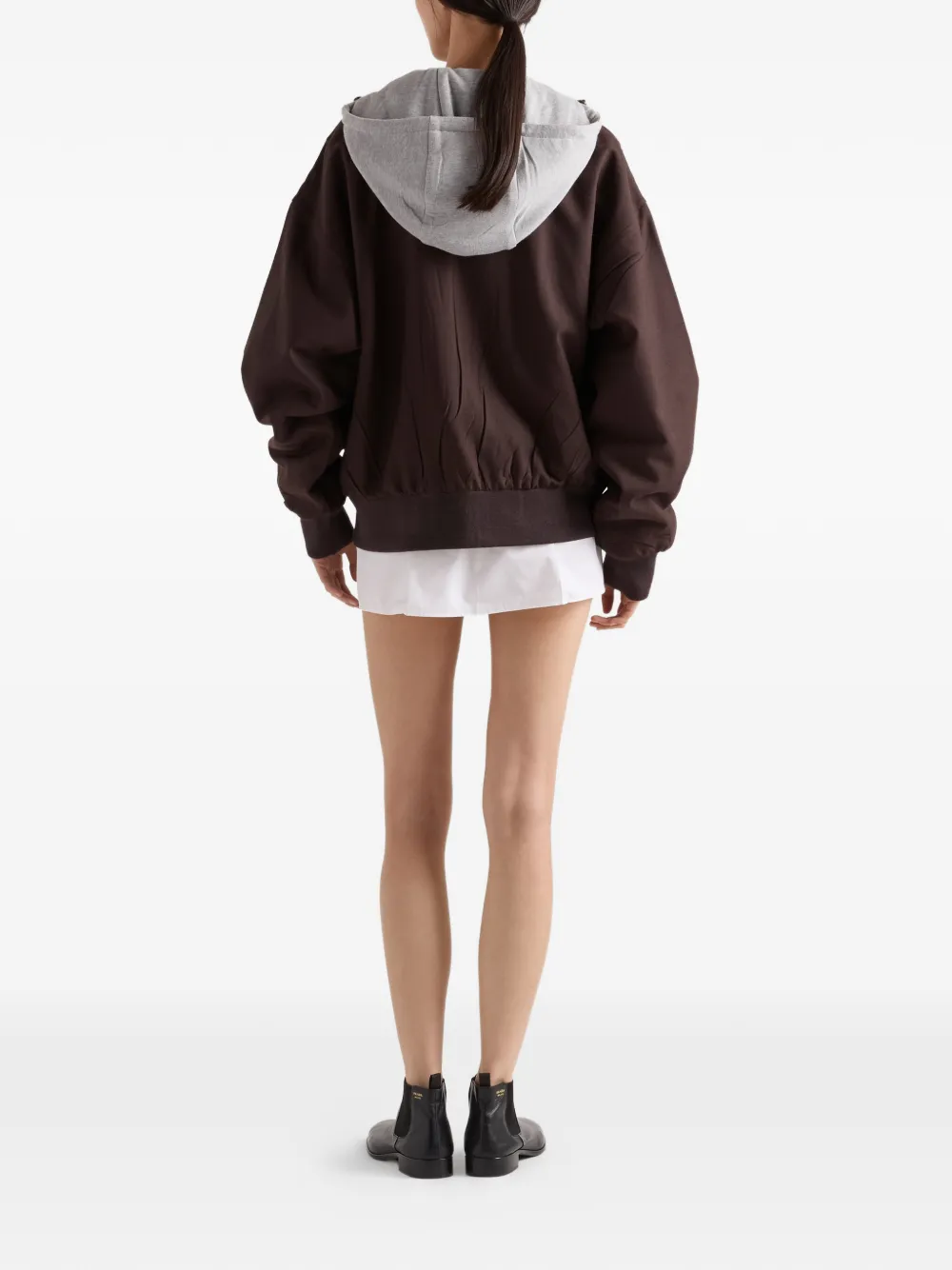 Prada Jack met capuchon Bruin