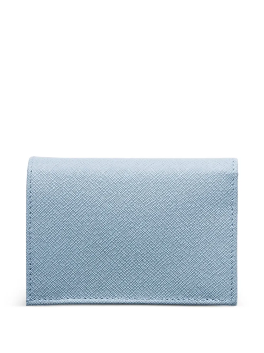  Prada Small Saffiano Leather Wallet - Blue 