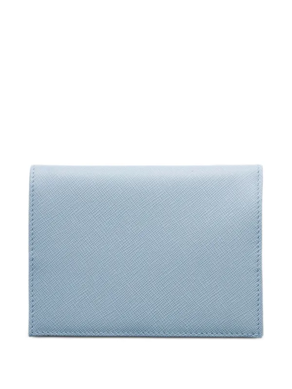 Prada サフィアーノレザーパスポートケース | ブルー | FARFETCH JP
