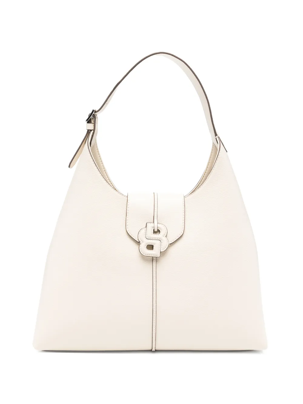 BOSS Anett logo-plaque shoulder bag - Toni neutri